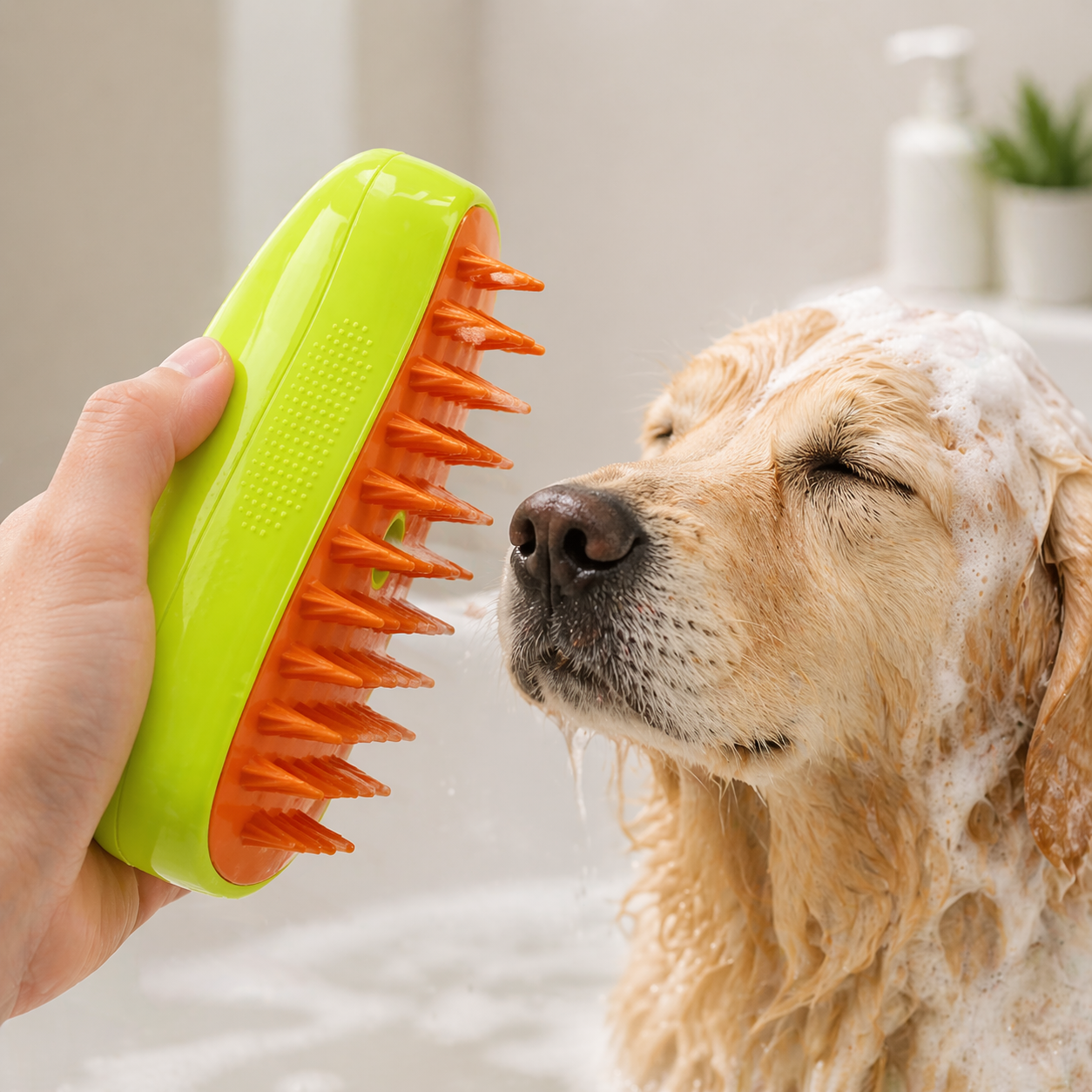 FurvoSteam™ | Cepillo de Vapor 4 en 1 para Mascotas