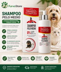 Champú de Mascotas para Pelo Medio 200 ml – Retinol Complex